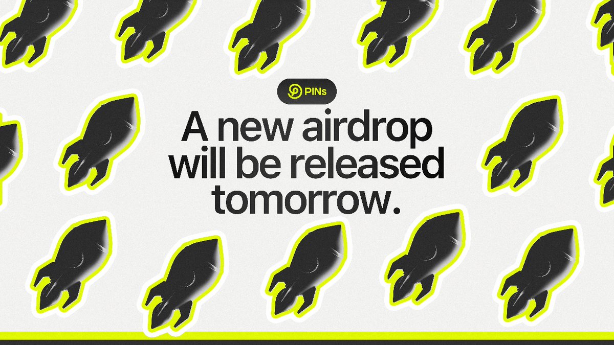 PINsNetwork's tweet photo. A new airdrop will be released tomorrow.
Follow PINs Community: https://t.co/aKEUVIr47G #NOKI #Verse https://t.co/ZLLZm3cBAP