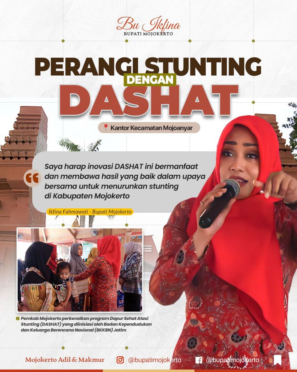 IkfinaFahmawati's tweet photo. Pemkab Mojokerto memberikan edukasi kesehatan dalam acara Dapur Sehat Atasi Stunting (DASHAT) di Desa Domas.

#ikfinafahmawati #bupatimojokerto #kabupatenmojokerto #dashat #progam #stunting #sdmberkualitas https://t.co/j5a8FnMYCs