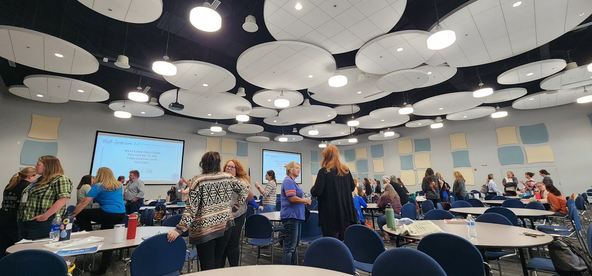 VbergMath's tweet photo. My 💙 is full after hosting @westadaschools Math Symposium.  We ended our incredible day of learning with a #standandtalk &amp; a page from @mmcdowell13’s playbook.  

We asked—what is ^one small thing^ you could do to put your learning into practice?

#itsgonnabegreat #wearewestada https://t.co/YcWdYg1xMk