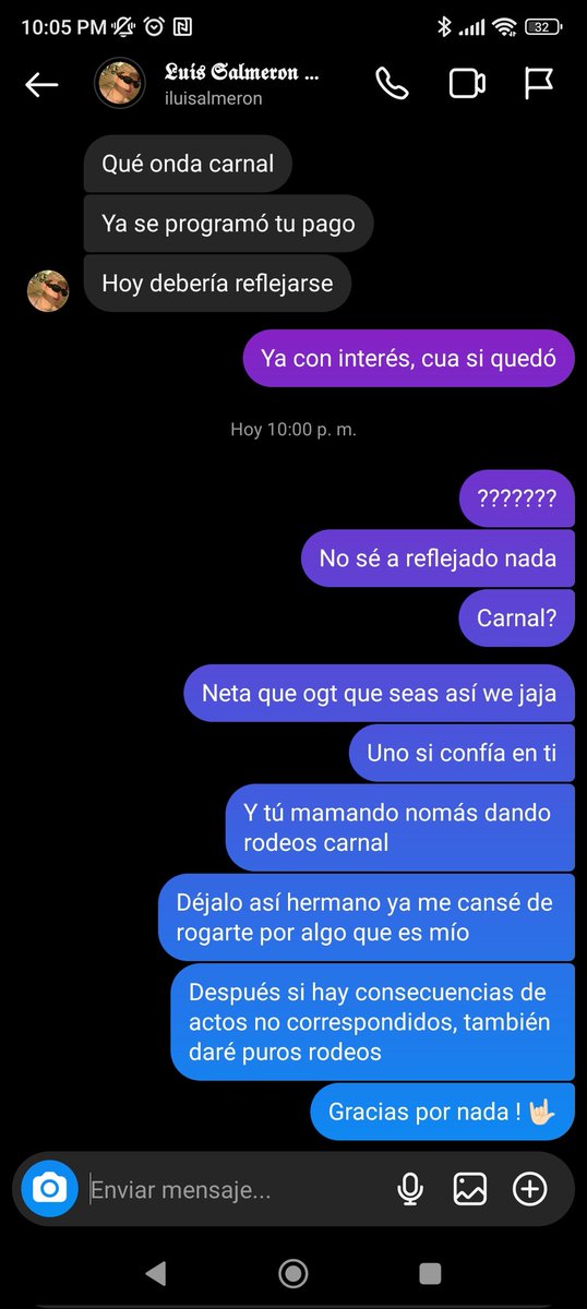 BrousDavalos's tweet photo. Cuidado con (Luis Salmerón)  "hace negocios" y jamás corresponde a lo que acordó 
Llevo más de 3 meses ya casi 4 queriendo recuperar mi dinero que se puso en su confianza sin nada más que decir no obtuve alguna respuesta clara. Lamentablemente #estafa https://t.co/N9lMEOXwBJ