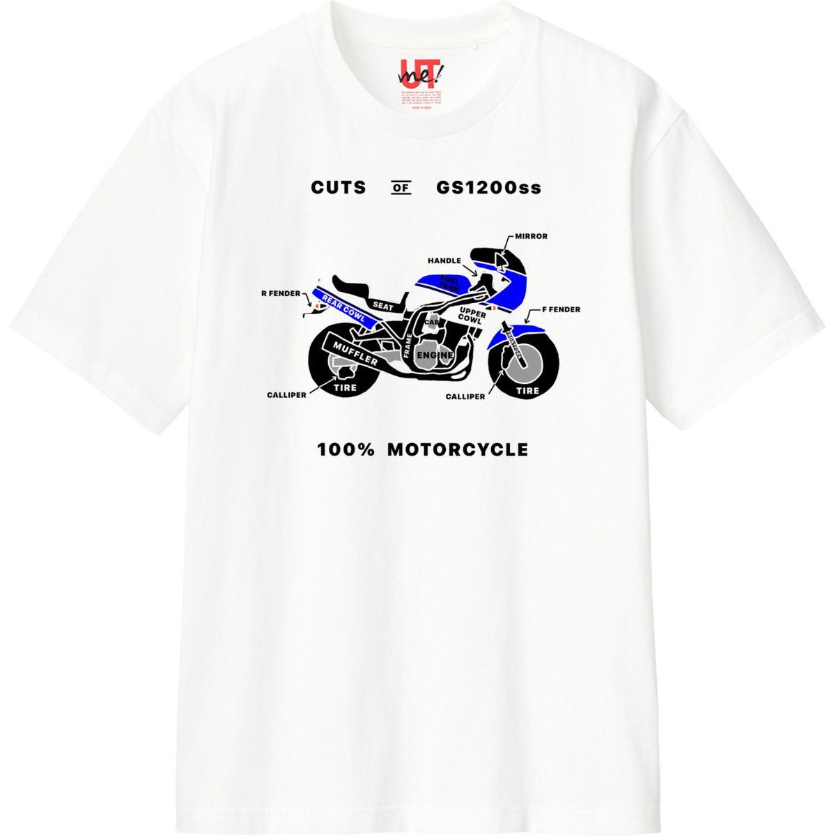 masa7000's tweet photo. 以前デザインしたGS1200ssの部位Tシャツの細かい部分を修正してデザインし直して黒バージョンと青白バージョンも追加❗️
自分で作っといて言うけど超カッコいいーーーーーーーーーーーーーーーーーーーーー
#gs1200ss
#バイク部位Tシャツ
#まじん
#メカゴリラ製作所
#油冷
#suzuki https://t.co/H5DHB5gYvL
