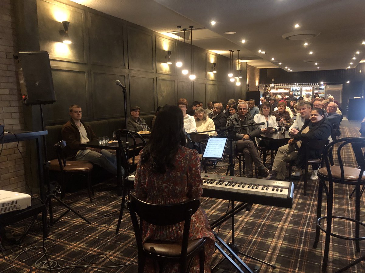 Vaxman80's tweet photo. #GodAndBeer What an amazing night we had at the Notting Hill Hotel a week ago today, with our guest speaker Olivia Chamoun Canavan treating us not only to her reflections on how her Catholic Faith has impacted her life and musical career, … https://t.co/WkamvC8y9C