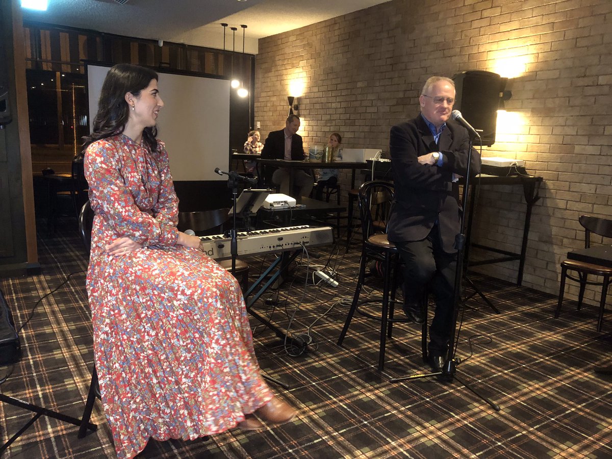 Vaxman80's tweet photo. #GodAndBeer What an amazing night we had at the Notting Hill Hotel a week ago today, with our guest speaker Olivia Chamoun Canavan treating us not only to her reflections on how her Catholic Faith has impacted her life and musical career, … https://t.co/WkamvC8y9C