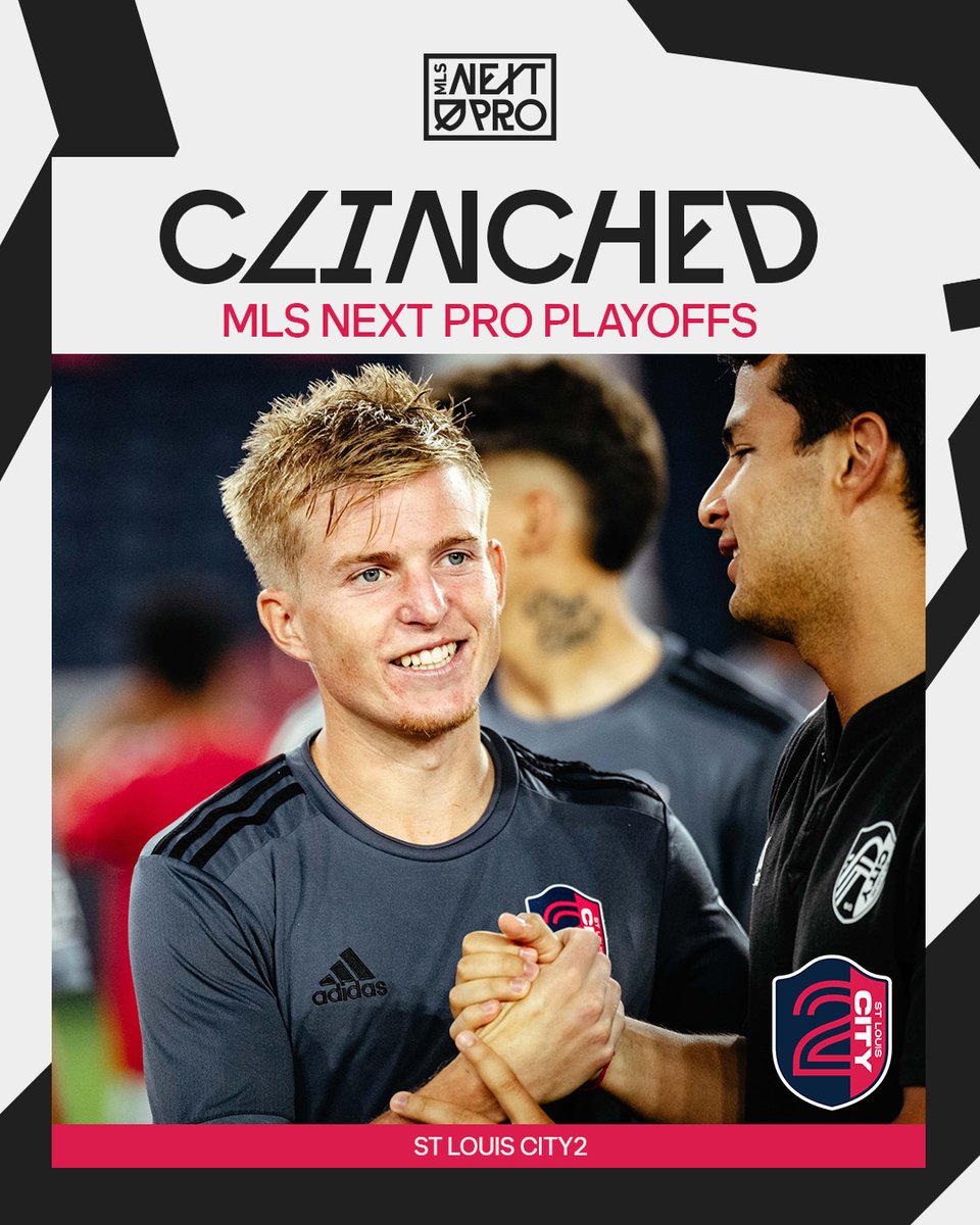 MLSNEXTPRO's tweet photo. BACK FOR MORE 😤

@STLCITY2 clinch a spot in the postseason thanks to a commanding win in front of a record-breaking crowd at CITYPARK! https://t.co/Ja5yAw5yPX