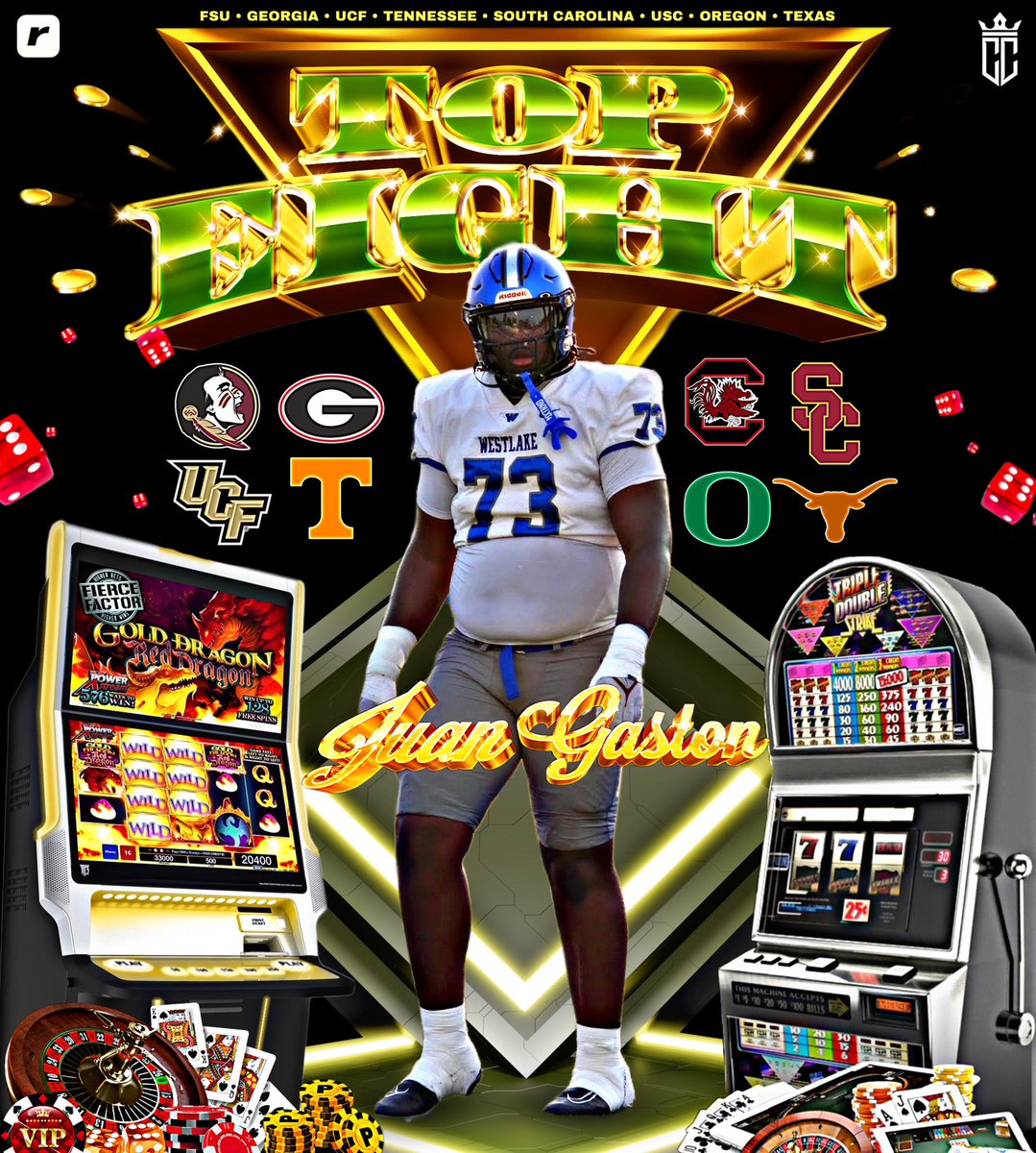 commitcoverage's tweet image. 4⭐️ OT Juan Gaston has dropped his top eight schools. @JuanGastonJr1 

Gaston is a 6’8 330p OT from Atlanta, GA. 😳

Where should he go? 👀