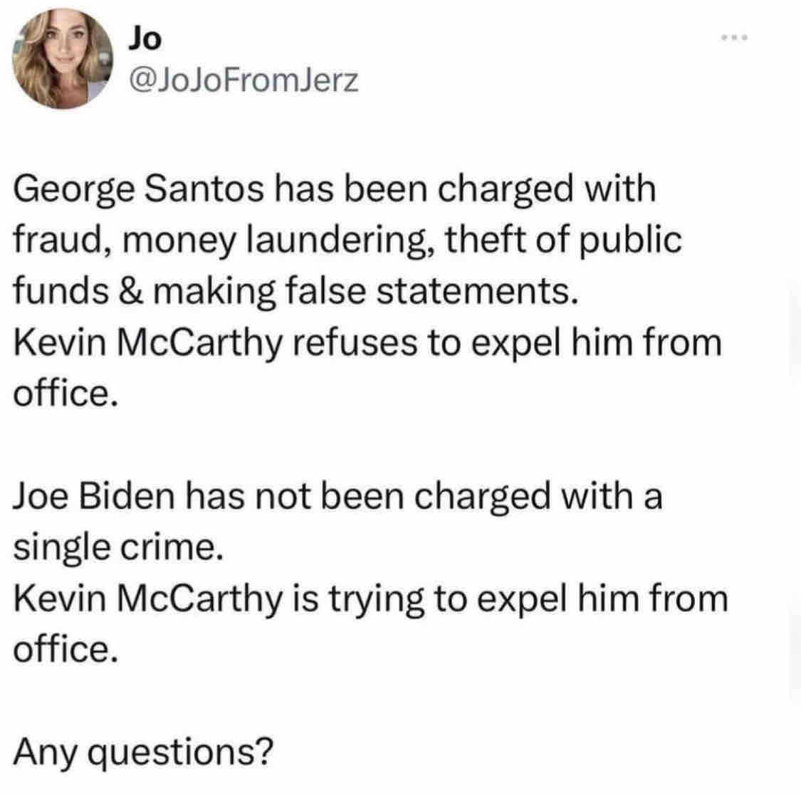 OurProgressive's tweet image. No questions #voteblue #dumpmccarthy #dumpGOP