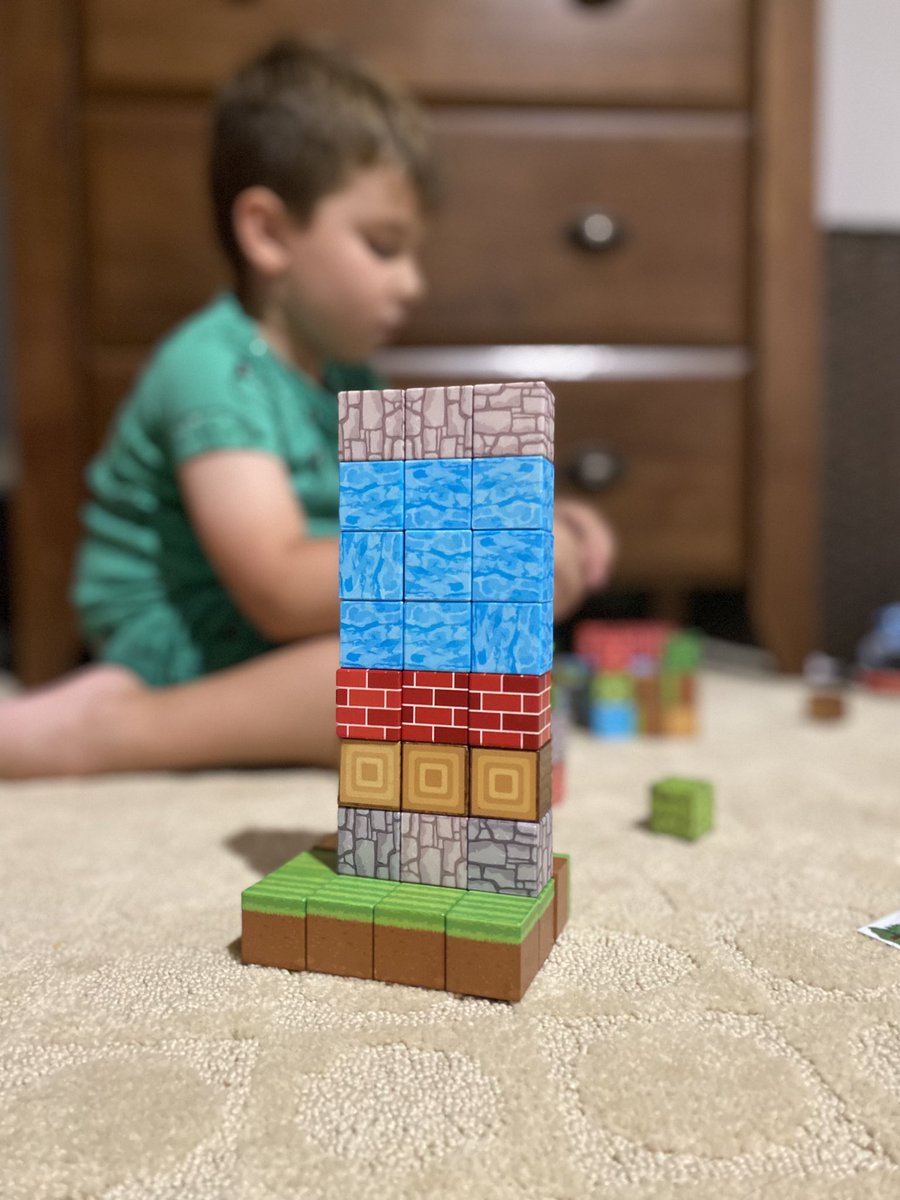 Gn.  💤 

My best creation EVER! 

Oh… my kid is cool too I guess 🤪😂

#FatherSonTime #MagneticBlocks