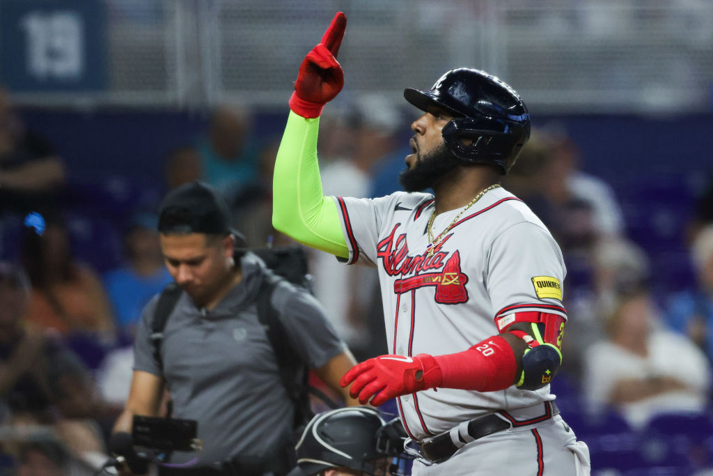 Marcell Ozuna hit his 35th HR of the season today, becoming the 4th Braves hitter to reach 35 HR this season.

The Braves are the first team in MLB history to have 4 players with 35 HR in a season.