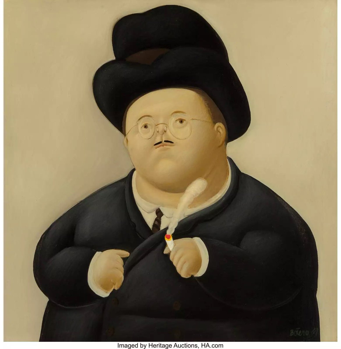 gabiciddeleon's tweet photo. Un abogado, Fernando Botero, 1967. https://t.co/RinNUWZwPh
