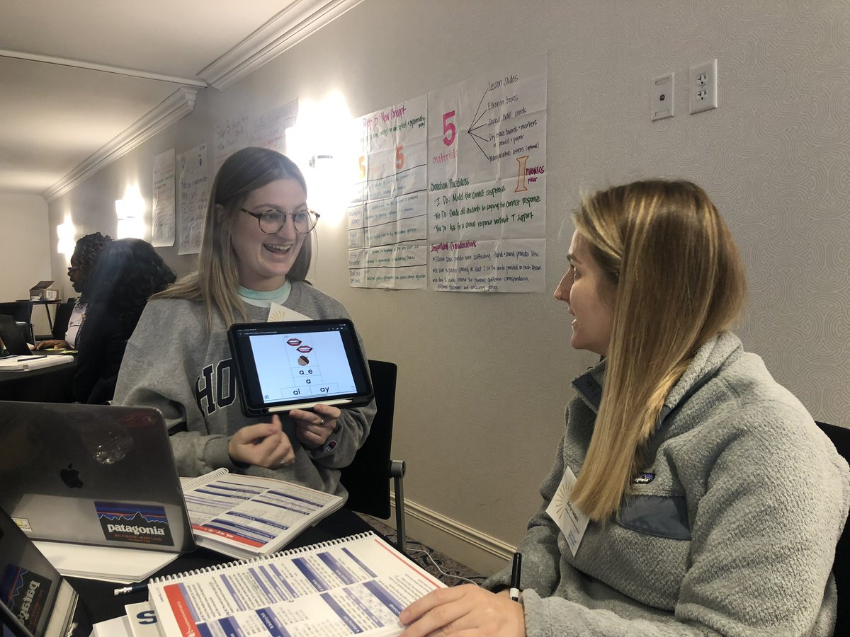 MitchellBrookns's tweet photo. ED-JOY: This weekend, I and my Leading Educators team facilitated a two-day training with 30 teachers internalizing UFLI!! What struck me the most was the PASSION demonstrated during 2-HOURS of ROLE-PLAYING of the instructional routines.
#LeadingEducators https://t.co/XeieBjJrAa