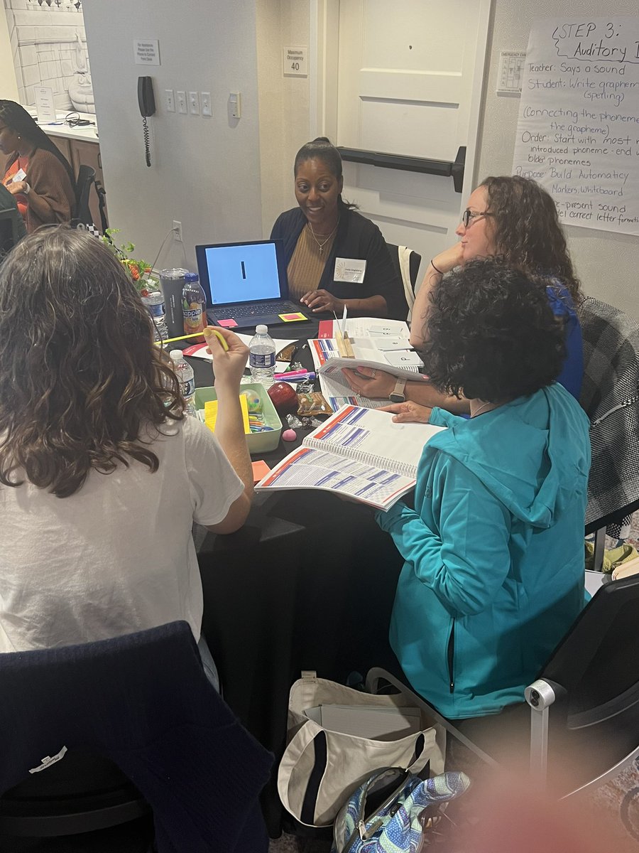 MitchellBrookns's tweet photo. ED-JOY: This weekend, I and my Leading Educators team facilitated a two-day training with 30 teachers internalizing UFLI!! What struck me the most was the PASSION demonstrated during 2-HOURS of ROLE-PLAYING of the instructional routines.
#LeadingEducators https://t.co/XeieBjJrAa