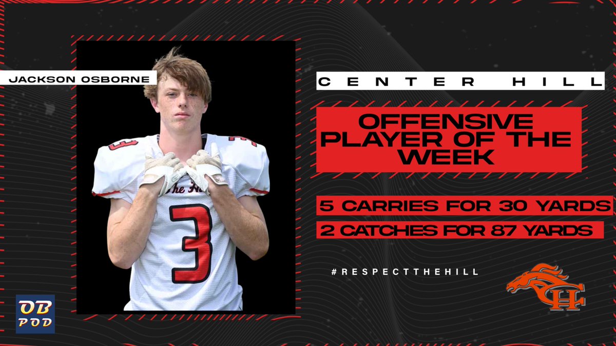 CoachPeacockPHS's tweet photo. Offensive POW for Gentry!! #RespectTheHill https://t.co/tPeUr6C8cf