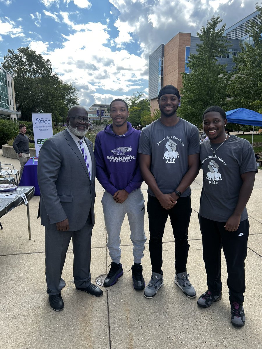 WarhawkFootball's tweet photo. Athletic Black Excellence (A.B.E) a new student organization on campus founded by Warhawk Football Athletes &amp; Coach. A.B.E will be hosting a week of events during the bye week of 9-18-2023. Come check out the new student organization here on UWW campus! https://t.co/W2TI9Z1y84