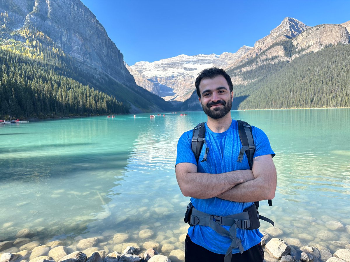 AmirLand6's tweet photo. With this beautiful view of Banff National Park, I'm excited to announce I've now started a new role as a postdoctoral fellow at @UCalgary, working in @lab_ai2.
I'll be working on ML/DL methods to increase MRI scan efficiency by integrating a patient's past scan information. https://t.co/naqHhidCHI