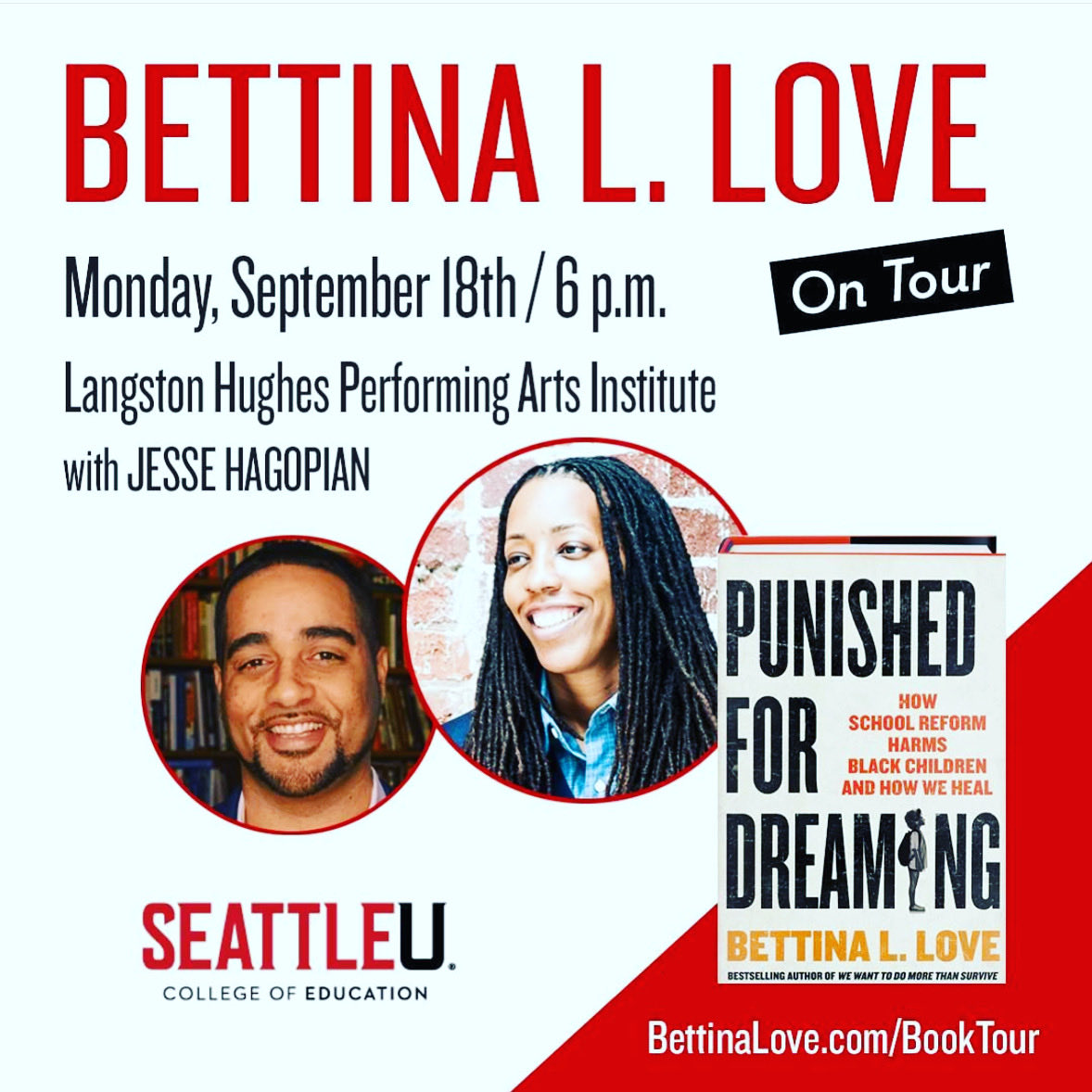 TOMORROW! #punishedfordreaming #seattleu #comethru #weoutside