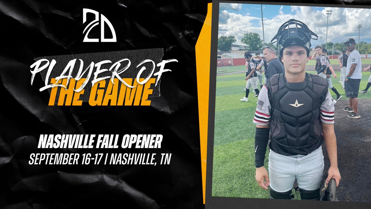 2D Sports Player of the Game (@2dsportspog) on Twitter photo ⭐️ PLAYER OF THE GAME ⭐️
JP Sheeham: 3-3, 2B, 2 1B, 3 RBI’s
Summer Team: MT Elite 16U
<a href="/2DsportsTN/">2D Sports Tennessee</a>
#2DNashville ⭐️ PLAYER OF THE GAME ⭐️
JP Sheeham: 3-3, 2B, 2 1B, 3 RBI’s
Summer Team: MT Elite 16U
<a href="/2DsportsTN/">2D Sports Tennessee</a>
#2DNashville