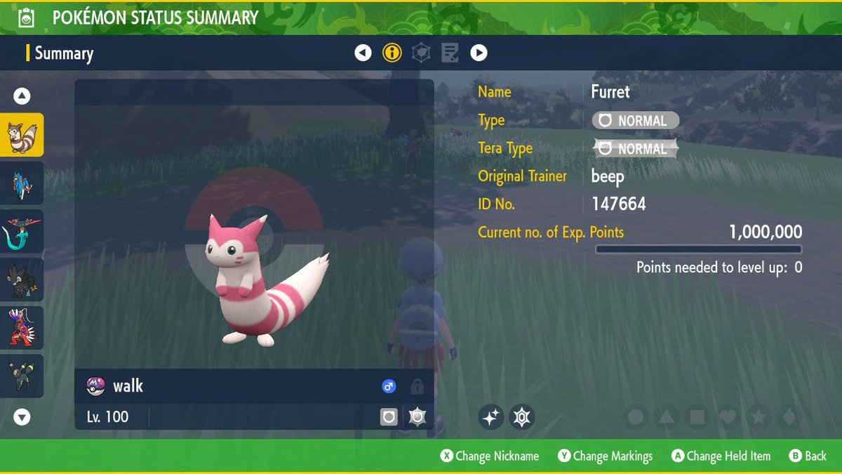 DaRandomThing1's tweet image. #PokemonScarletViolet #NintendoSwitch AAAAAHHHH FURRET yisfd7o4s7o