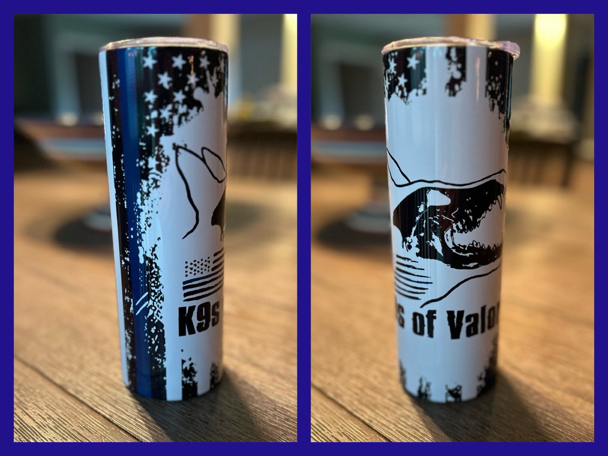 Love4PoliceDogs's tweet image. GIVEAWAY! KoV tumbler filled w/ surprise swag!

To enter:
-follow @k9sofvalor  
-like &amp;amp; RT

As always, everyone has a chance to win but donating to protect K9s gets 15 extra entries into the giveaway! (DM receipt 2me 2qualify) k9sofvalor.org 
#OPLive Plz share! Ends 9/25