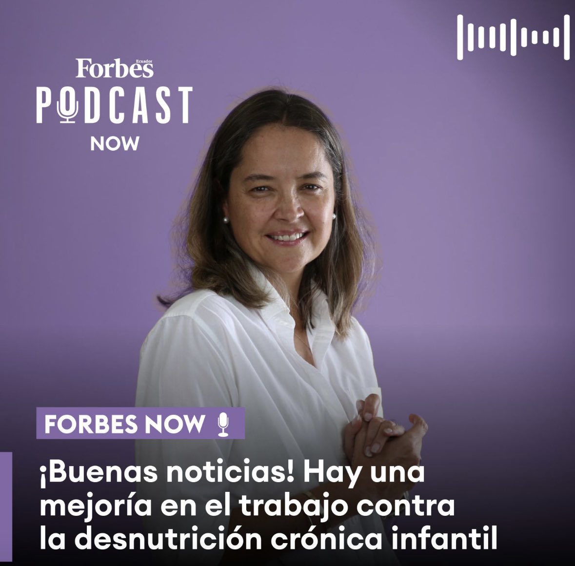 Daniela Avellán, socia fundadora de  #REDNI, habla de los riesgos y problemas que trae la desnutrición crónica infantil (DCI). “Todos debemos ser parte de la solución de esta problemática”.

Mira el #Podcast completo aquí: bit.ly/3Zhk5oN vía <a href="/forbesecuador/">Forbes Ecuador</a>