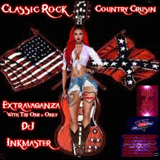 cmon yall its sunday and its classic rock n country crusin the  extravaganza dj inkmaster sees u get the mud trucks crunked  up and come with me and lets go cruisin to the classics on s7.citrus3.com:2020/public/staticx…   from 9 to 12