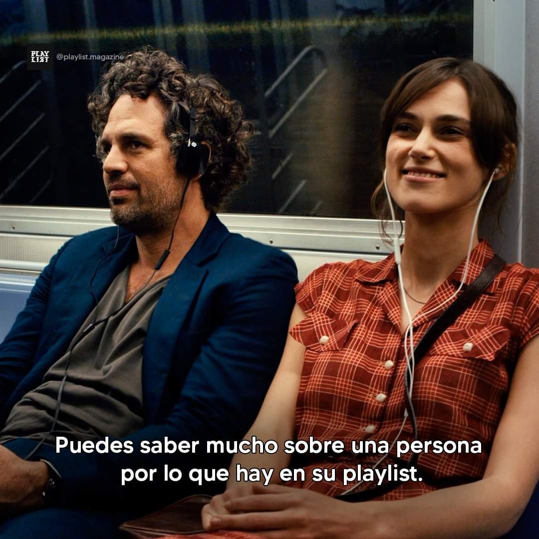 "Si alguna vez dejamos de hablar, y no sabes cómo regresar, mándame una canción."

🎥: Empezar otra vez (2013)