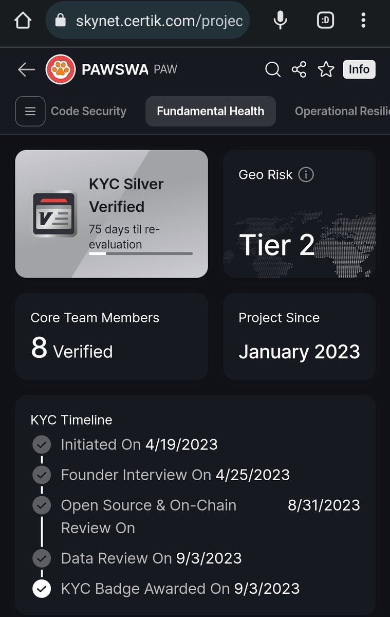 <a href="/bitforexcom/">BitForex</a> $paw for <a href="/framecommunity/"></a> will have actual utilities and is currently at 99% <a href="/CertiK/">CertiK</a> audit complete. KYC badge complete.