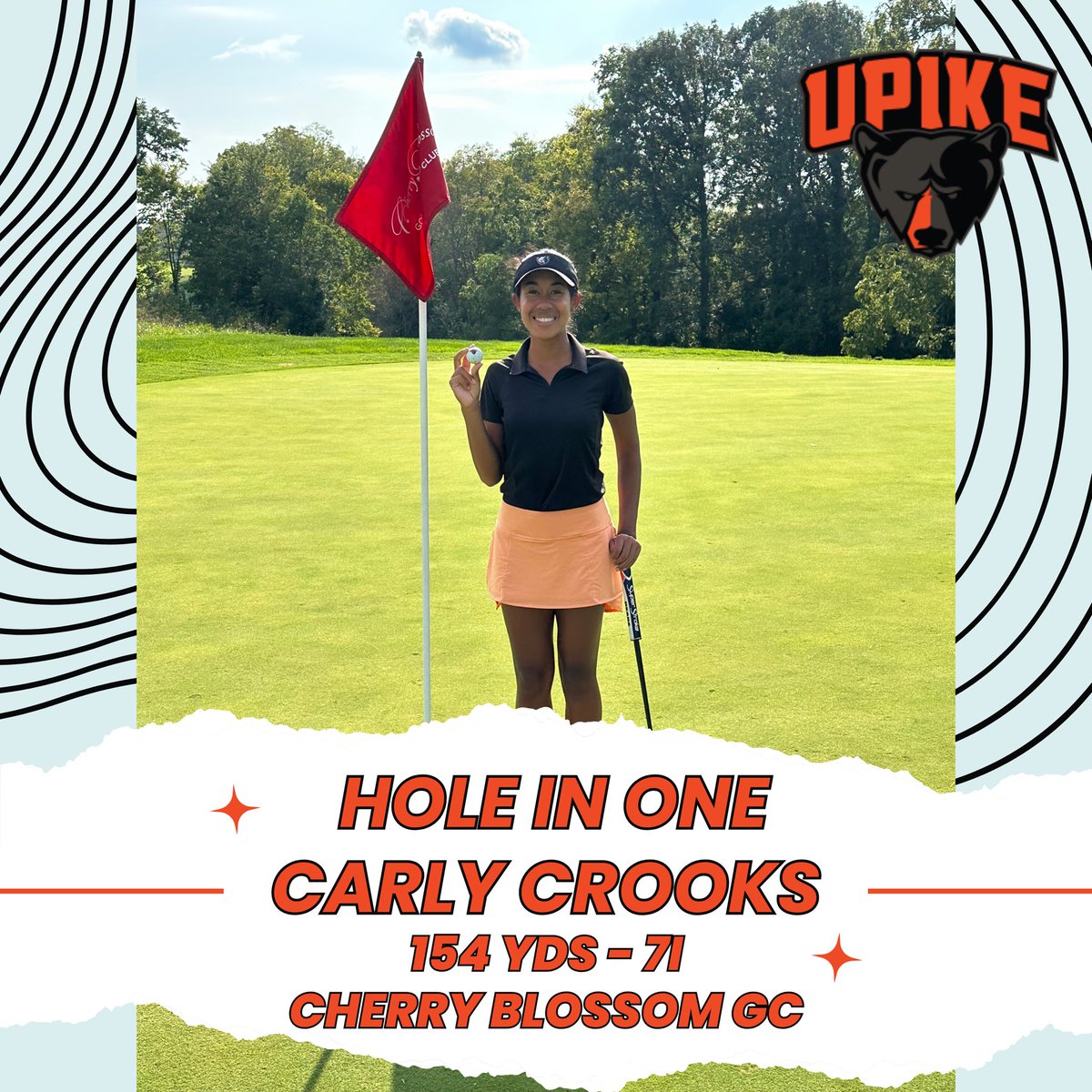 🚨 Hole in one alert 🚨
Big accomplishment for this Bear during our practice round today! Congrats Carly!! #rollbears🐻