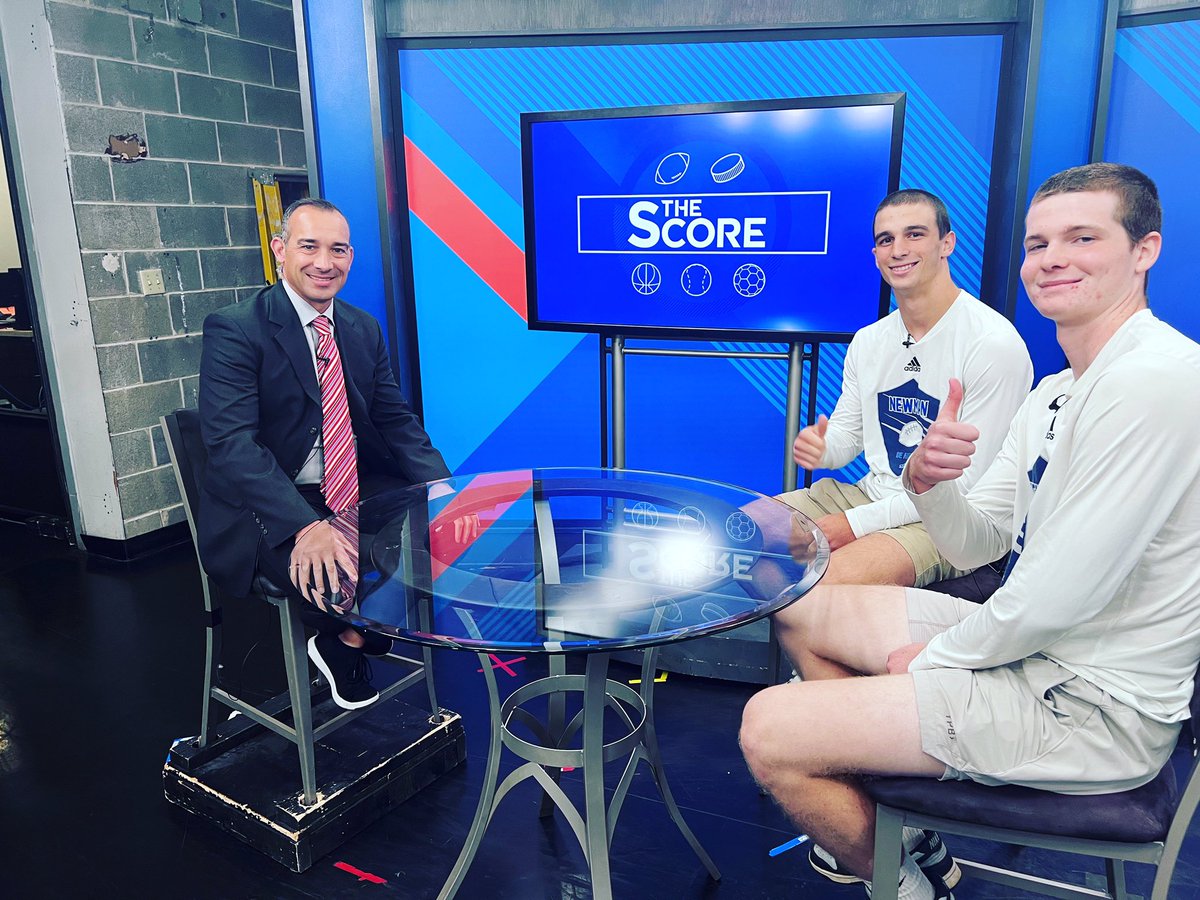 Tune in tonight at 10:35 WQAD. Mac and Carter are going to be interviewed. #beaboutit #newmanfootball #rollon