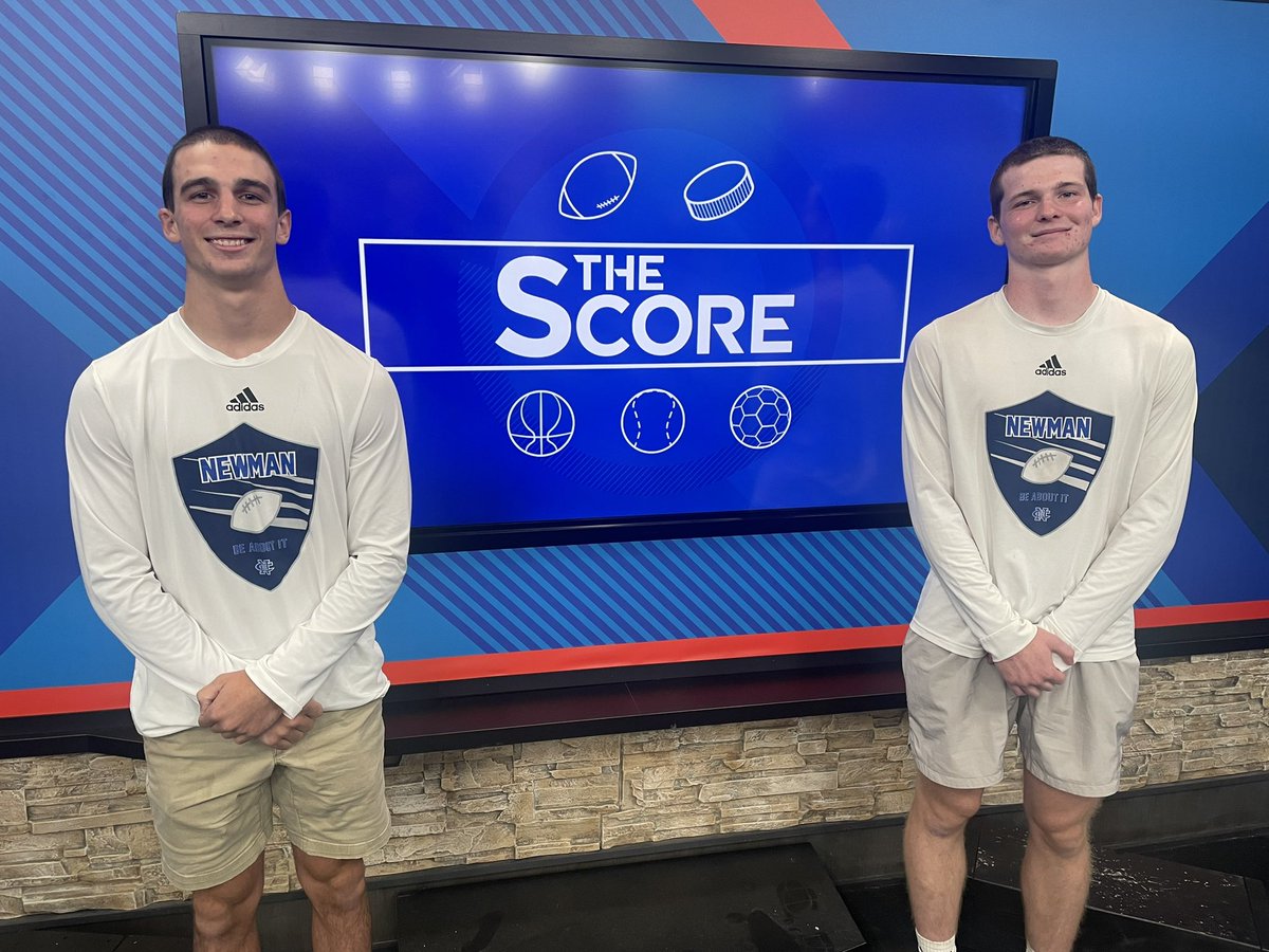 WATCH <a href="/TheScoreWQAD/">The Score WQAD</a> tonight at 10:35 to hear from <a href="/NewmanFootball1/">Newman Football</a> after their win over Rock Island. <a href="/NewmanCCHS/">Newman Catholic</a> #qcscore