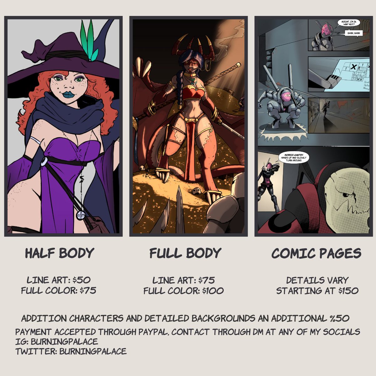 BurningPalace's tweet photo. @PorcelainMaid Haven't done a ton of monster art, but I do enjoy the chance to. https://t.co/4BOA1QD2tu