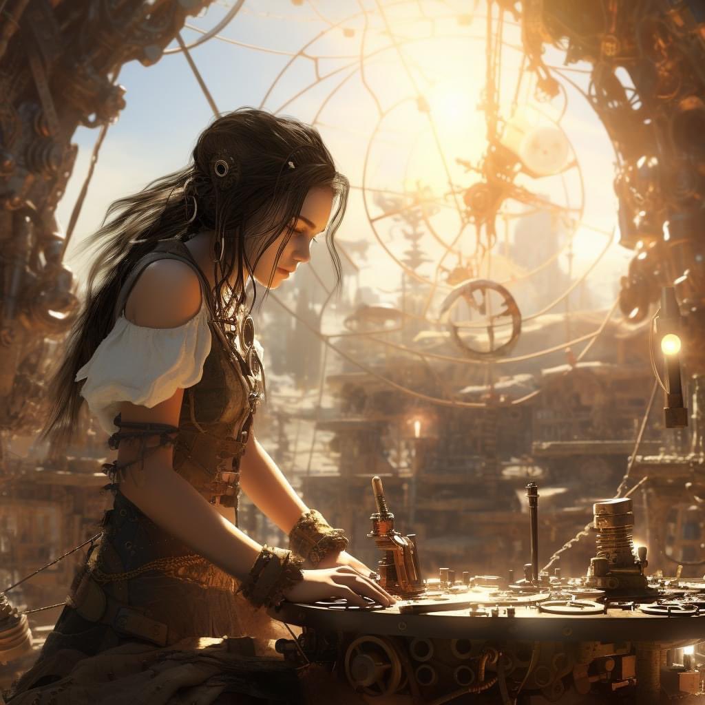 MorrowProject's tweet photo. Engineering Team Report:
We discovered Maria doing a salvage operation in the abandoned city. When we were all attacked by nightmarish humanoid creatures from the depths of the ruins. We escaped in her dirigible and returned to the FOB safely.
#themorrowproject #morrowproject https://t.co/qSqrjDtZTp