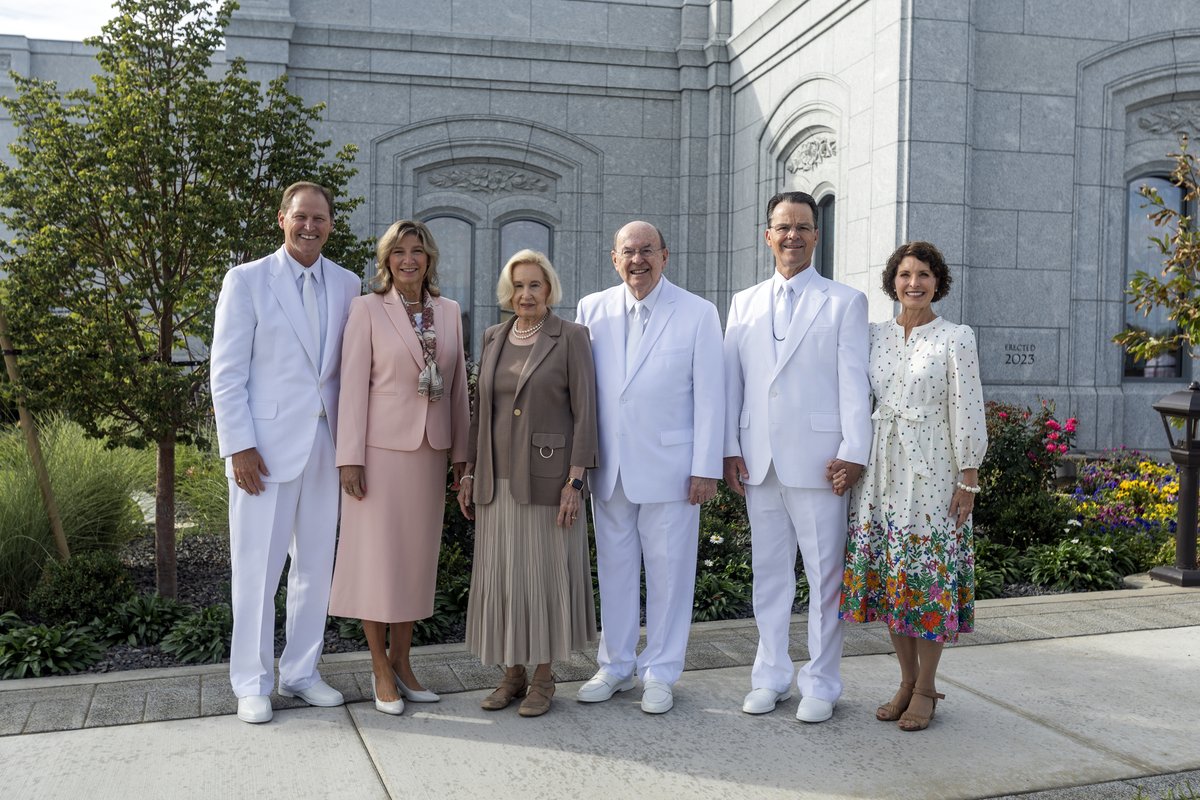 CookQuentinL's tweet photo. I was exceptionally pleased today to fulfill the assignment from President Russell M. Nelson to dedicate the Moses Lake Washington Temple. It was especially sweet to know that this was the third temple dedicated today (the other two were in Brasilia, Brazil, and Bentonville, Arkansas)—the first time three temples have been dedicated on a single day. 

 Everything that we do in temples of The Church of Jesus Christ of Latter-day Saints point to Jesus Christ as the Savior of the world. The Lord organizes eternal families in His temples.

The scriptures are clear that we without our ancestors cannot be made perfect; neither can they without us be made perfect. Their salvation is necessary and essential to our salvation, resulting in the eternal unification of the family (see Doctrine and Covenants 128:15).

This means that the salvation of the whole human family is interdependent and interconnected—like the roots and branches of a great tree. The work performed in the Lord’s temples allows us—and our families—to be eternally connected to our loving Heavenly Father.

Having a temple of the Lord in Moses Lake is truly a supernal blessing. As one of the Savior’s Apostles, I testify of the divinity of the Savior and the reality of His Atonement and that under the Father’s direction He guides this celestial work of salvation and exaltation.
