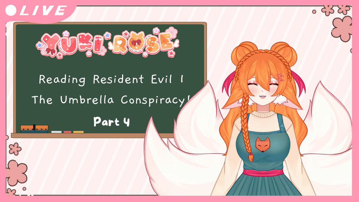 YukiBoobuki's tweet photo. 🌸🦊Youtube Live!🦊🌸
Fox is live and Reading Resident Evil Book 1
WILL OUT PEEPS MAKE IT OUT ALIVE! FIND OUT RIGHT NOW!~
⬇️⬇️Link Below⬇️⬇️
#YuKitsLive #chilive https://t.co/Jj97VlTRdl