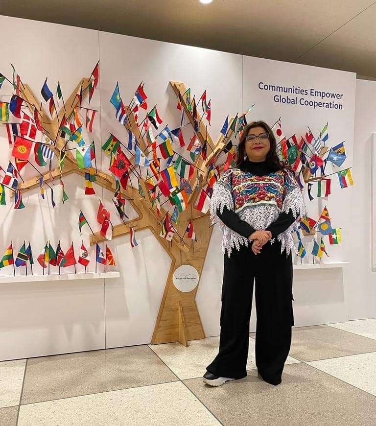 ClaraBrugadaM's tweet image. Es un honor para mí haber tenido la oportunidad de participar en el Fin de Semana de Acción para los Objetivos de Desarrollo Sostenible #SDGActionWeekend en la sede de @UN en #NuevaYork y presentar nuestro proyecto #UTOPÍAS, el cual refleja nuestro compromiso con la…