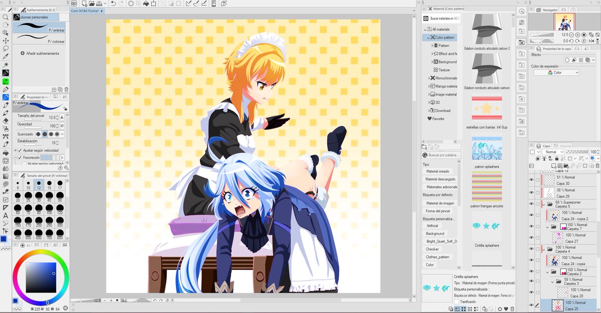 Maid spanking W.I.P.