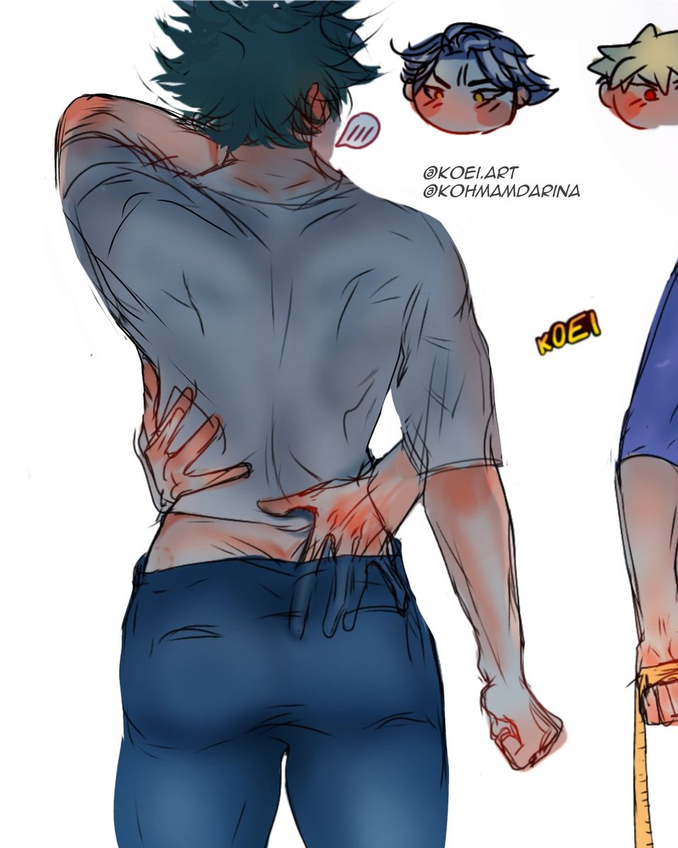 kohmandarina's tweet photo. Día 1: espalda de Deku mayor y las manos de Taiju 🤙

Jesucristo te juro que estaba practicando Anatomía https://t.co/t9FOwqvOZT