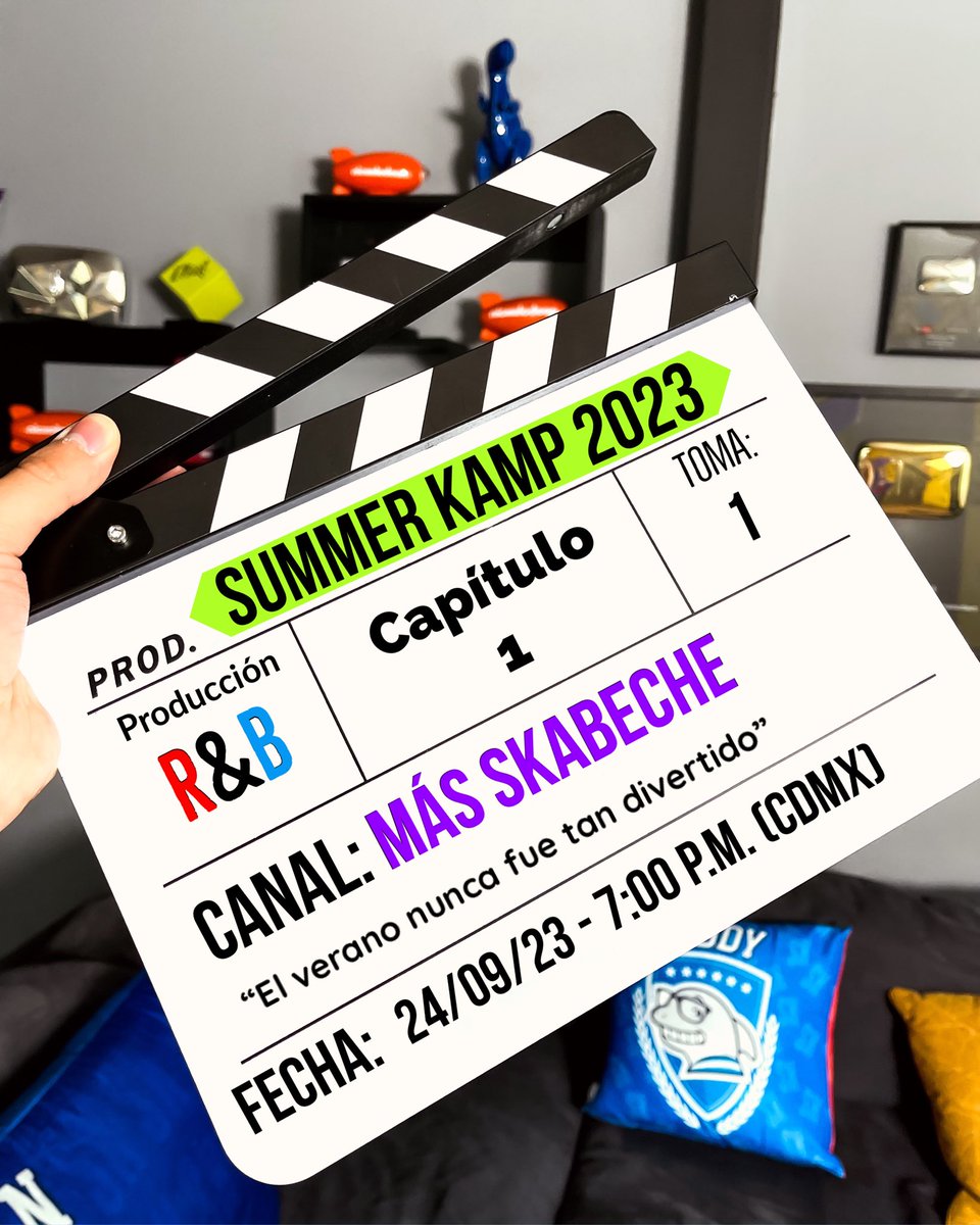 SKabecheTV's tweet photo. Guarden la fecha: 24/09/23 - 7:00 PM 🇲🇽 #SummerKamp https://t.co/avvpa6Cu9Y