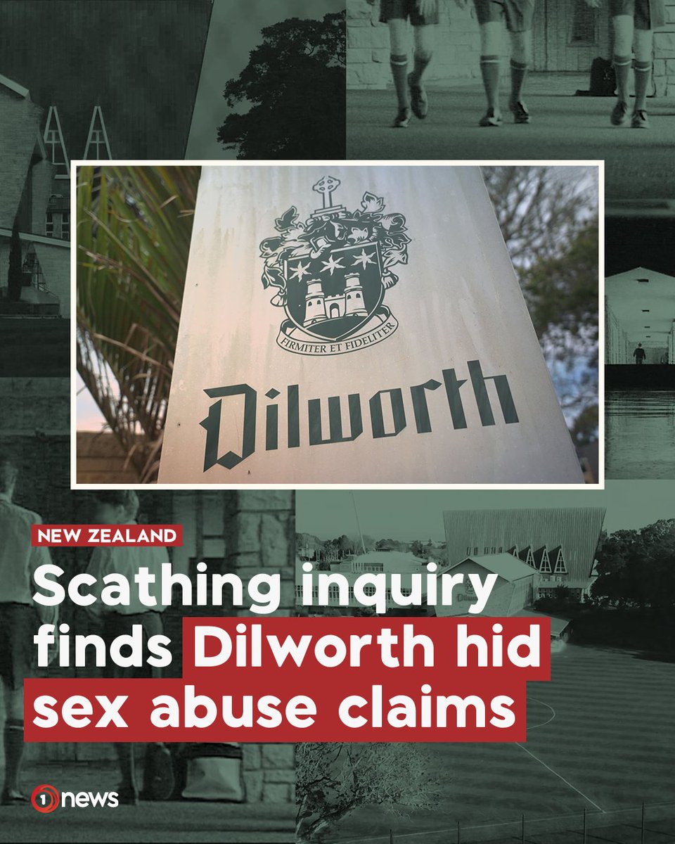For years, Dilworth School has been accused of covering up historical sexual abuse by its staff. Today, its sins are finally laid bare.

👉 Learn more: 1news.co.nz/2023/09/18/sca…