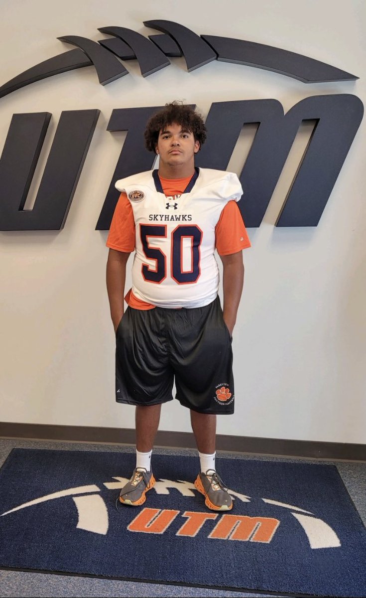 chambliss2024's tweet photo. Enjoyed the game day invite @UTM_FOOTBALL @chrisbellbeme @CoachAClifton @CoachSantana_ 
@ParkviewFB https://t.co/cdz6PJwgxk