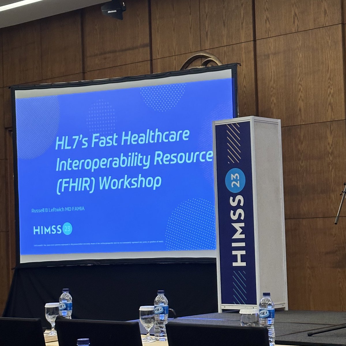 One of the most important component in any National EHR/EMR rollout. #FHIR 

Stay tuned!