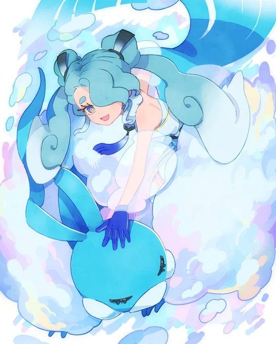 ひこうみくちゃん#ポケミク 