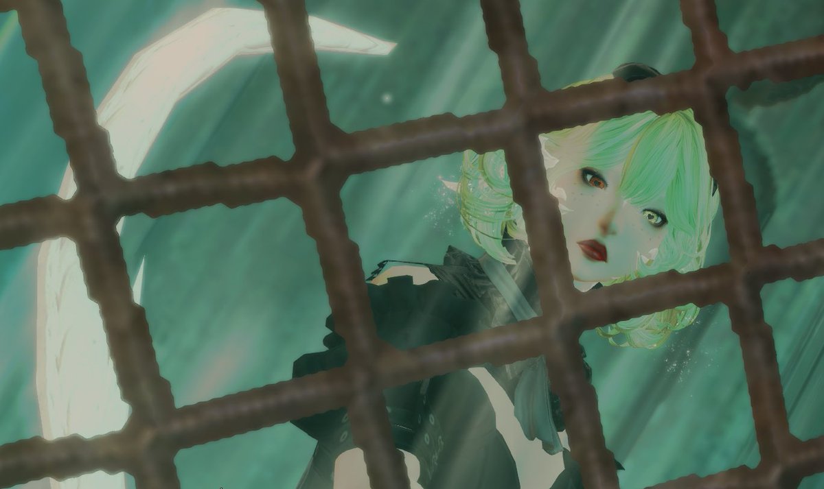 YuaSande's tweet photo. Jailed for cuddle related crimes- #ffxivsnaps #EorzeaPhotos #GPOSERS https://t.co/955GXRu5Jv