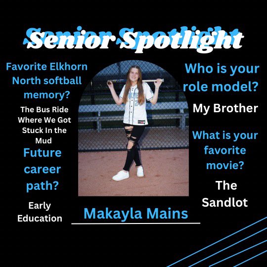 Elkhorn North Softball (@enhssoftball) on Twitter photo Thank you <a href="/Mak_mains_24/">Makayla Mains</a> for your vocal leadership, grit and for always making us laugh!
#leadership #teamfirst #grit Thank you <a href="/Mak_mains_24/">Makayla Mains</a> for your vocal leadership, grit and for always making us laugh!
#leadership #teamfirst #grit