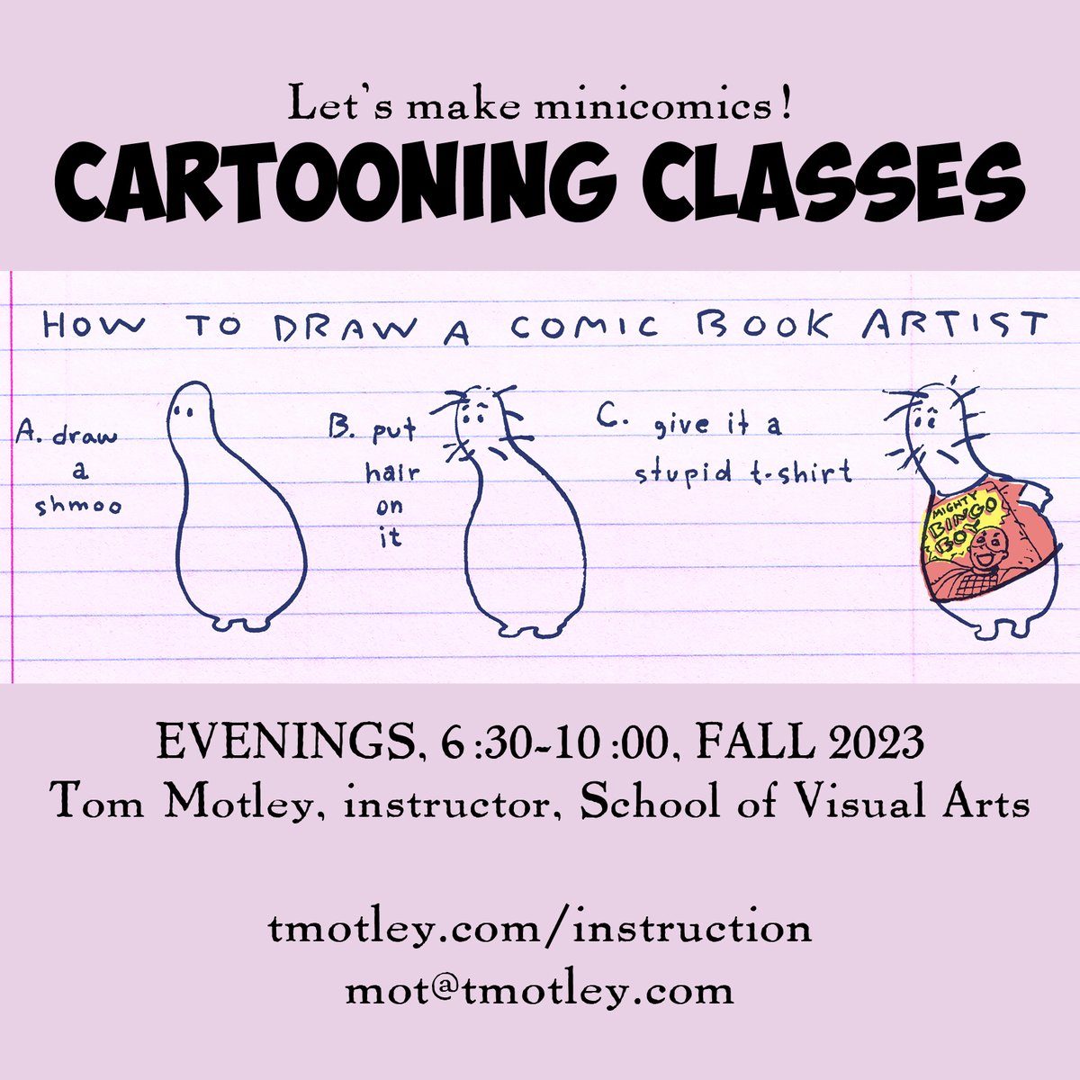 mot_motley's tweet photo. See this Instagram photo by @cmot15 https://t.co/Q7Hf4oWhLq Fall continuing education classes are enrolling now. Link in bio. Act fast. #svace #continuingeducation #comics #cartooning https://t.co/X1MCSPvZOy