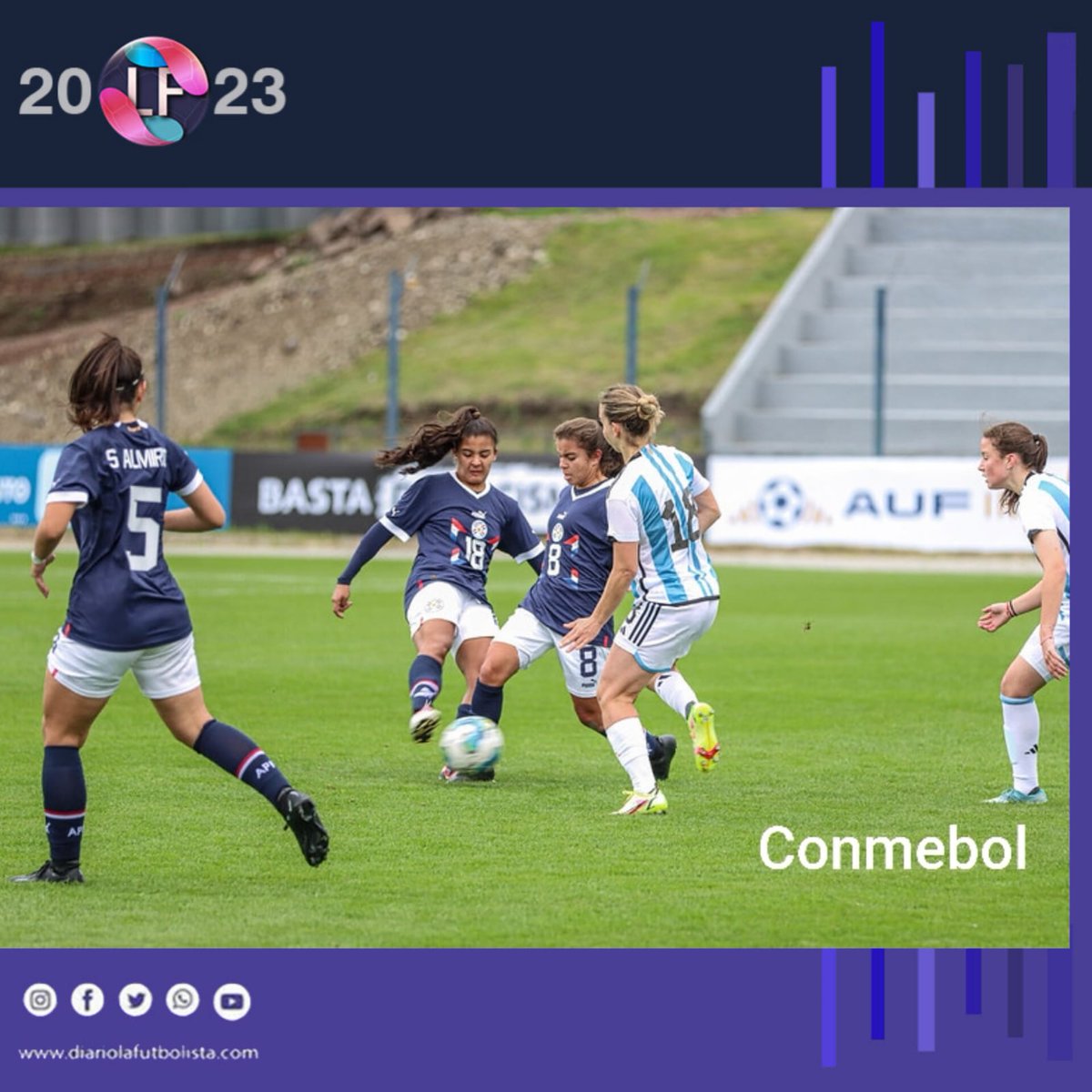 DiarioLaFutbol's tweet photo. https://t.co/FsTsGyDIcD
#Futbolfemenino #Sub19
Grupo A - Fecha 1
@Argentina  1 (Kishi Nuñez) vs @Albirroja 2

El conjunto de @melofutsal arrancó cayendo en su debut. https://t.co/eIcwSzqskv