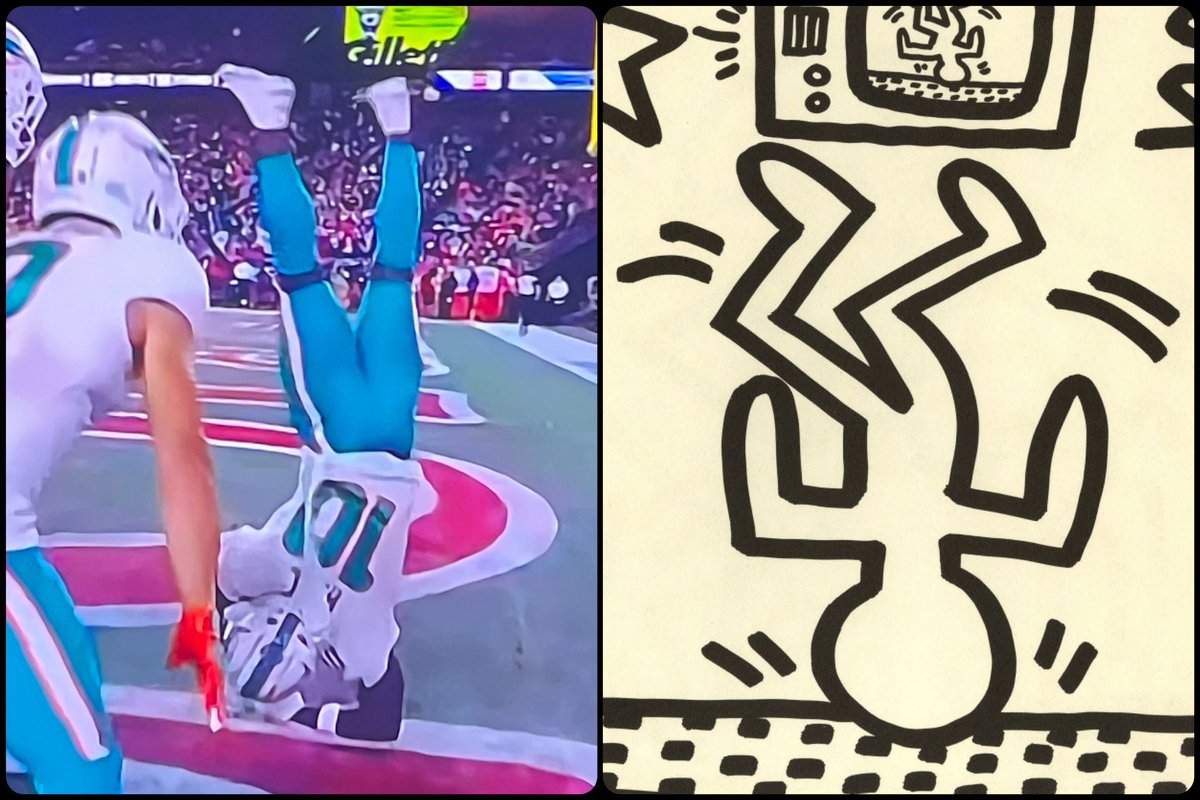 ArtButSports's tweet photo. Untitled, by Keith Haring, 1982 https://t.co/kPpSIp3NPE