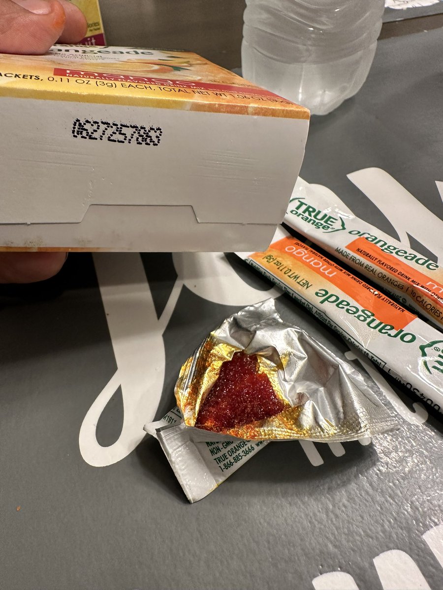 ramonesparza's tweet photo. @truecitrus Hey guys.  Love your products.  Each box of Orangeade Mango is a magnificent find for me.  Unfortunately, they are always in this condition.  A little help. https://t.co/lngdSgfePd
