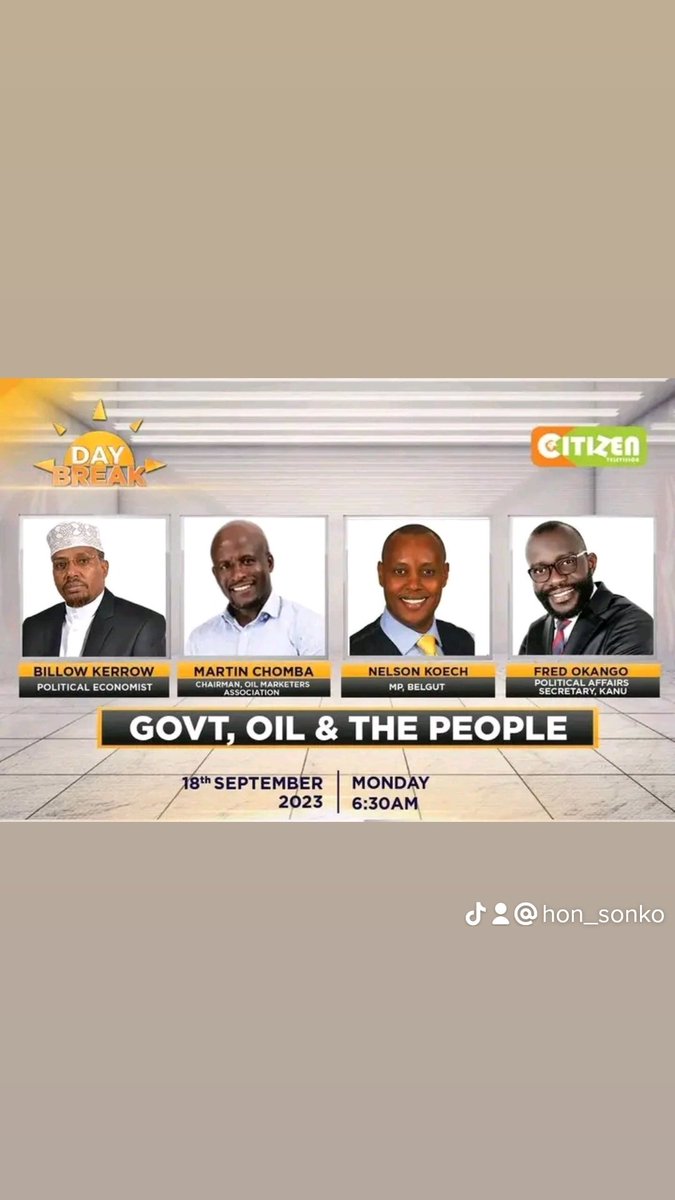 denstarcherly's tweet photo. On #DayBreak an hour to go tune in to citizen: The people are furious with the hike in fuel prices as the impact takes effect. . Is there hope in sight? Are there solutions? Among them is our own Hon Nelson k koech #nelsonkoech #citizen #daybreak #samgituku https://t.co/lVLxlUK4Vc