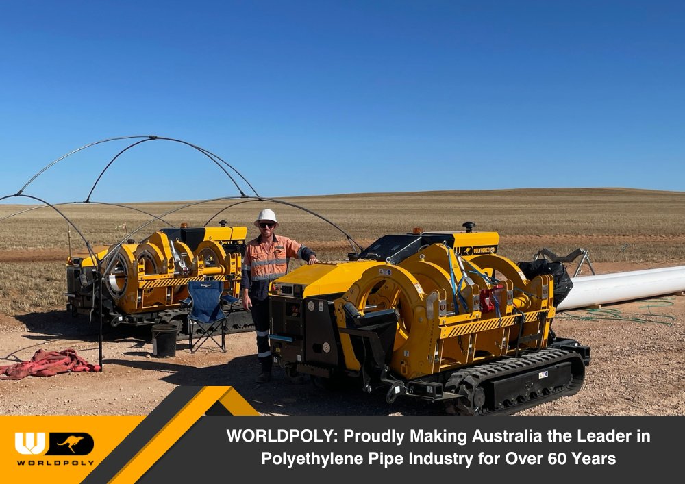 Australia at the forefront of the #PolyPipeIndustry 

From our biggest machines to our smallest, you get expert support and durable machines anywhere in the world.

Discover the Worldpoly difference.

worldpoly.com