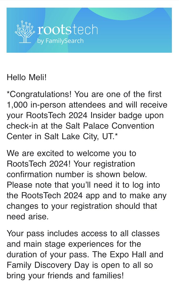 AmericanCousin1's tweet image. .@RootsTechConf .@FamilySearch .@TheDNAChef I am all ready for #RootsTech2024!!! #Genealogy #Ancestry #CulinaryGenealogy